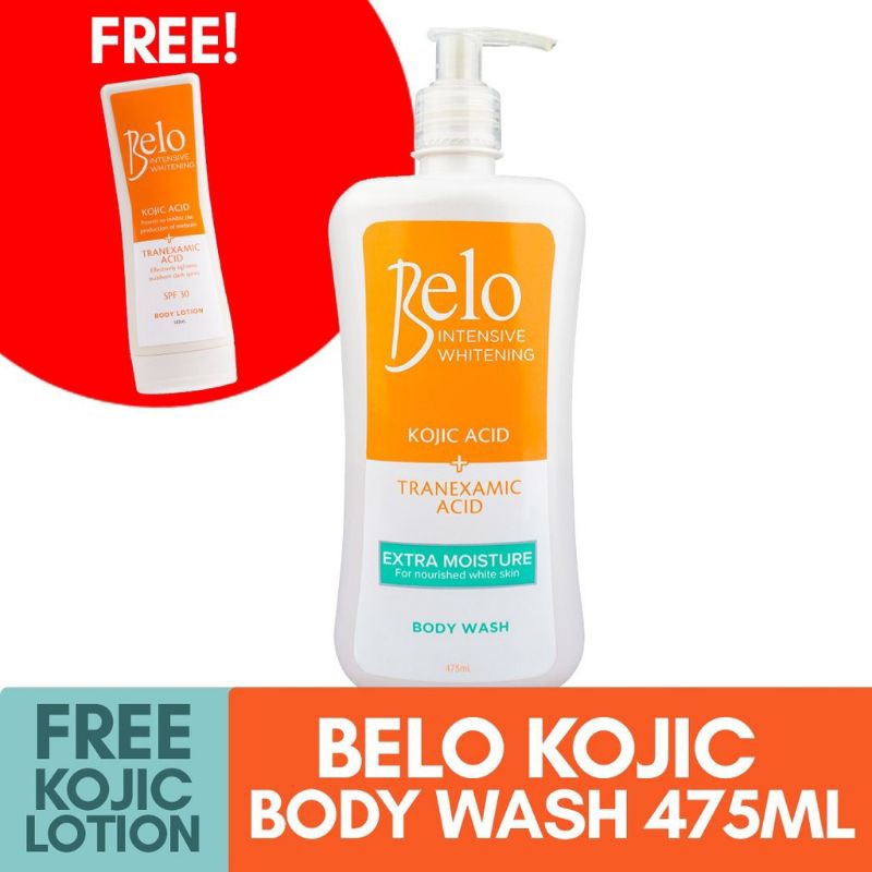 Belo Body Wash 475ml + Free Kojic Lotion 100ml Shopee Philippines