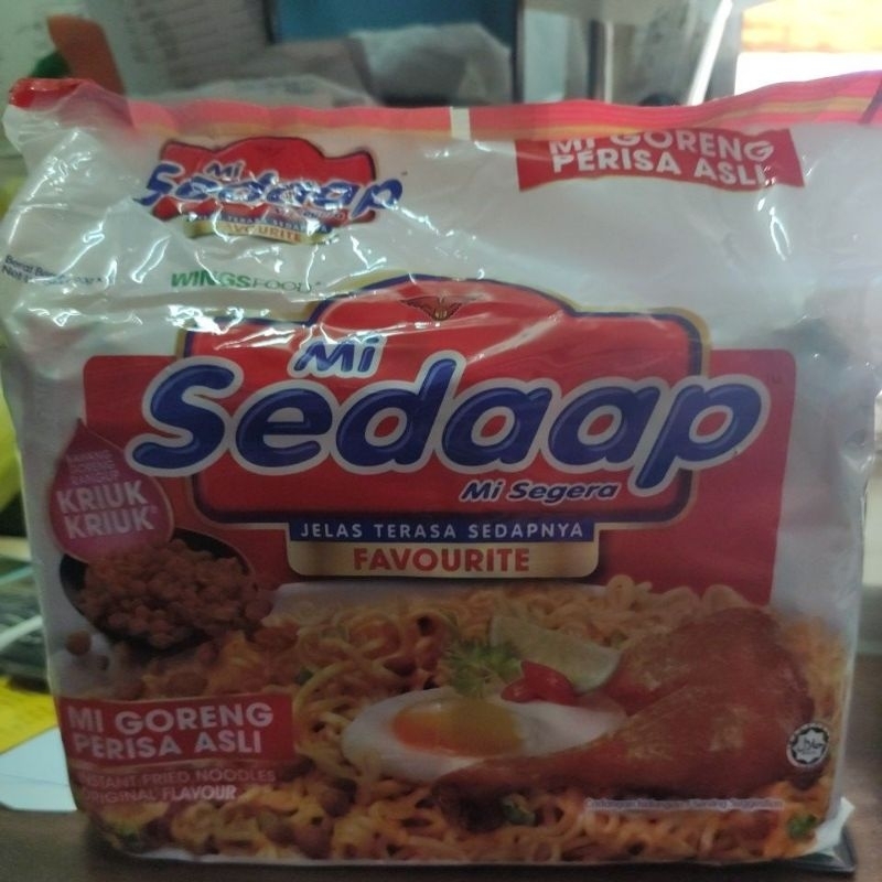 Mi Sedap Indonesian Fried Noodles 1 Pack 5 Pieces Shopee Philippines