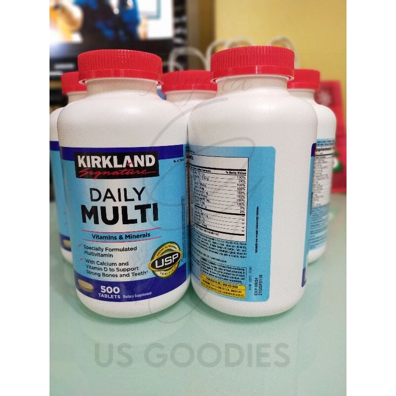Kirkland Signature Daily Multi 500 tabs Shopee Philippines