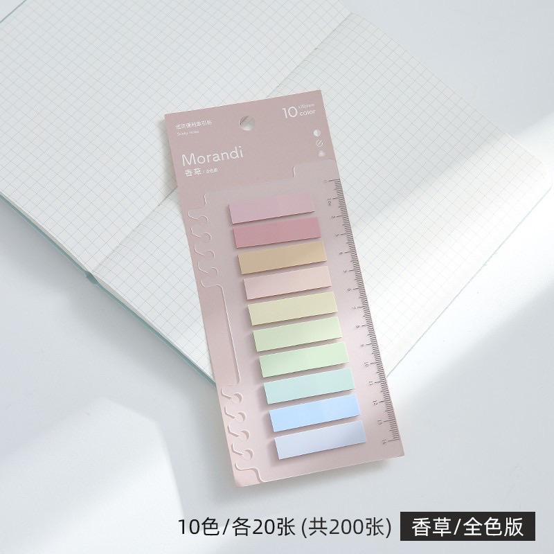 200pcs Colorful Sticky Notes & Label Sticker Bookmarks | Multi-Purpose ...