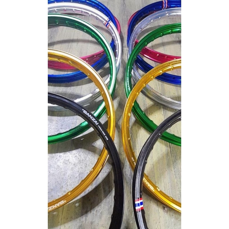 BANZAI Rim 17×1.40 & 17×1.20 SET Made in Thailand | Shopee Philippines