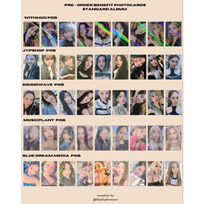 TWICE Ready to Be site preorder benefit photocards ALBUM POBS | Shopee ...