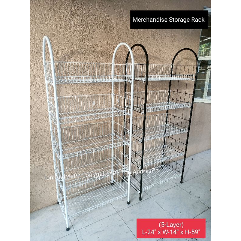 (5Layer) Merchandise Storage Rack Grocery Racks Kitchen Organizers
