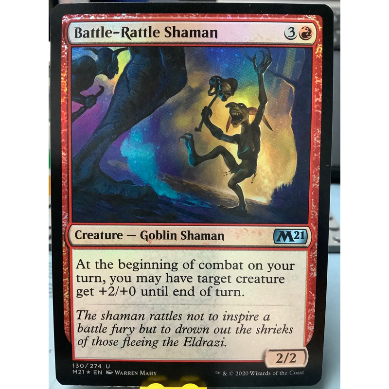 MAGIC: The Gathering - Battle-Rattle Shaman FOIL (Core Set 2021 ...