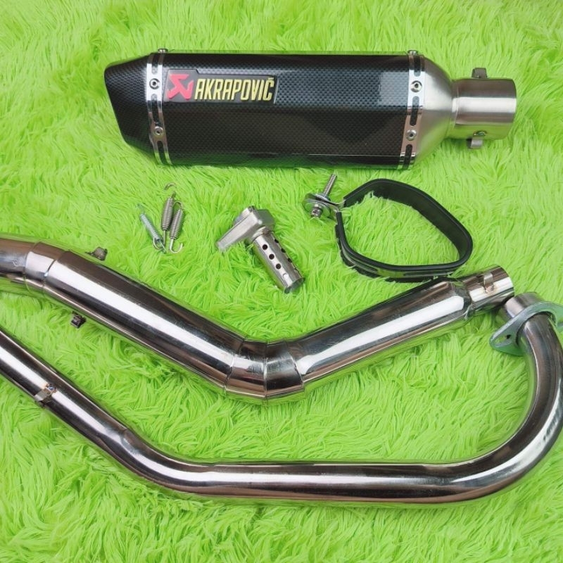 Akrapovic Full System Exhaust for YAMAHA TFX 150 | R15 v1-v2 | Shopee ...