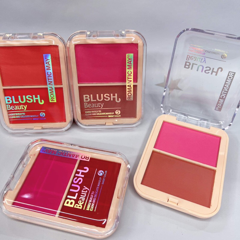 Soft Powder Face Blusher Palette Highly Pigmented Makeup Blush | Shopee ...