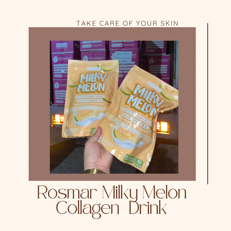 Rosmar Kagayaku Milky Melon Collagen Drink Shopee Philippines