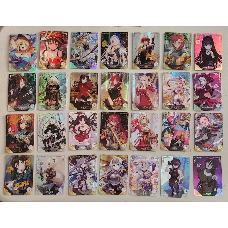 Goddess Story Cards R, SR, SSR: Assorted Waifu Anime | Shopee Philippines