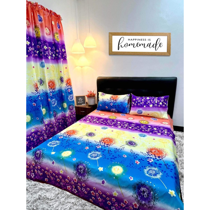 3 IN 1 CANADIAN COTTON BEDSHEET FULL GARTER AND OTHERS Shopee Philippines