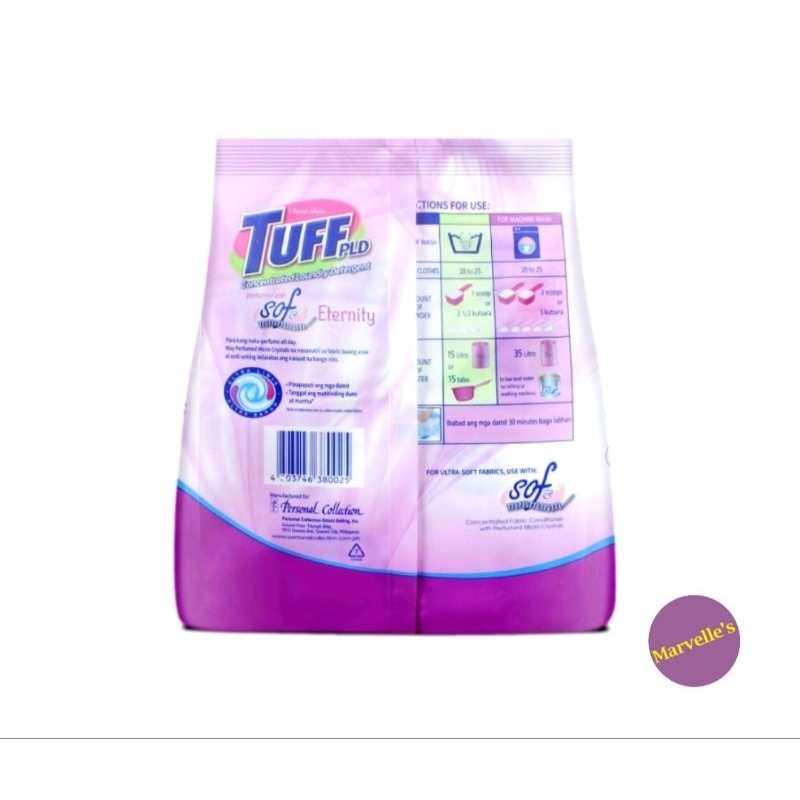 TUFF Powder Laundry Detergent with Eternity 800grams Authentic Personal ...