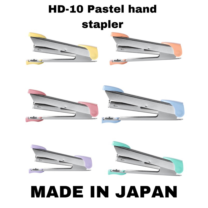 Max HD10 standard stapler paper stapler made in JAPAN Shopee Philippines
