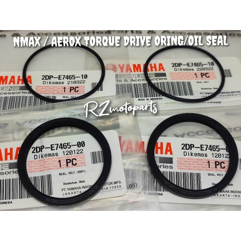 NMAX / AEROX TORQUE DRIVE ORING/OIL SEAL ORIGINAL PER PIECE Shopee