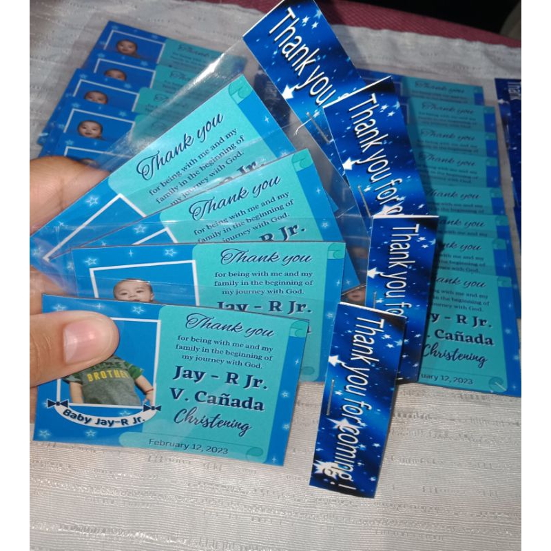 Personalized REF Souvenirs (ATM size ) Shopee Philippines