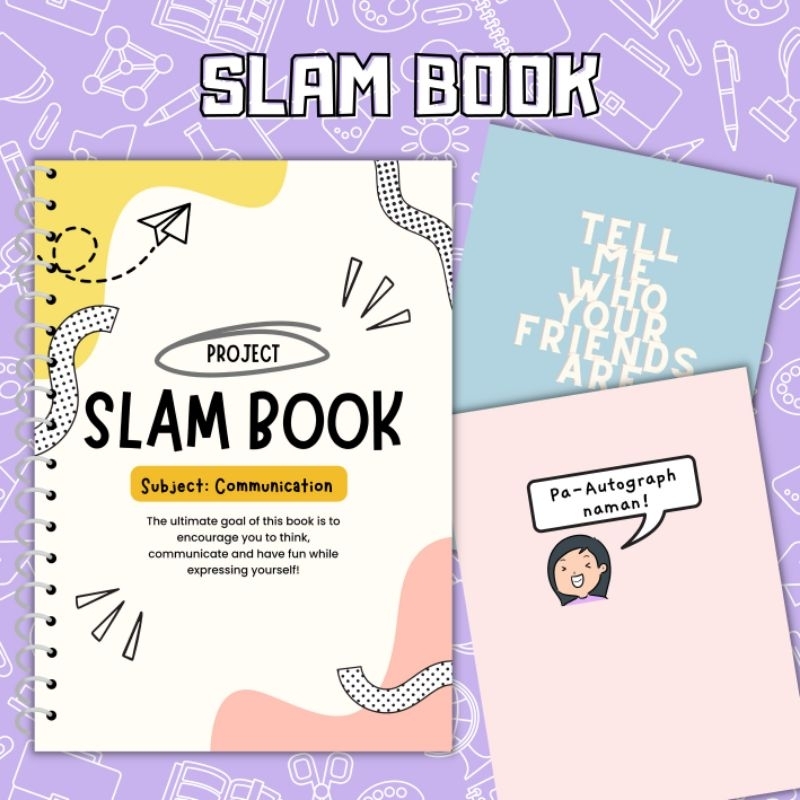 SLAMBOOK / AUTOGRAPH BOOK ( FRIEND'S FOLIO ) ( SLAM BOOK ) ( SLUMBOOK