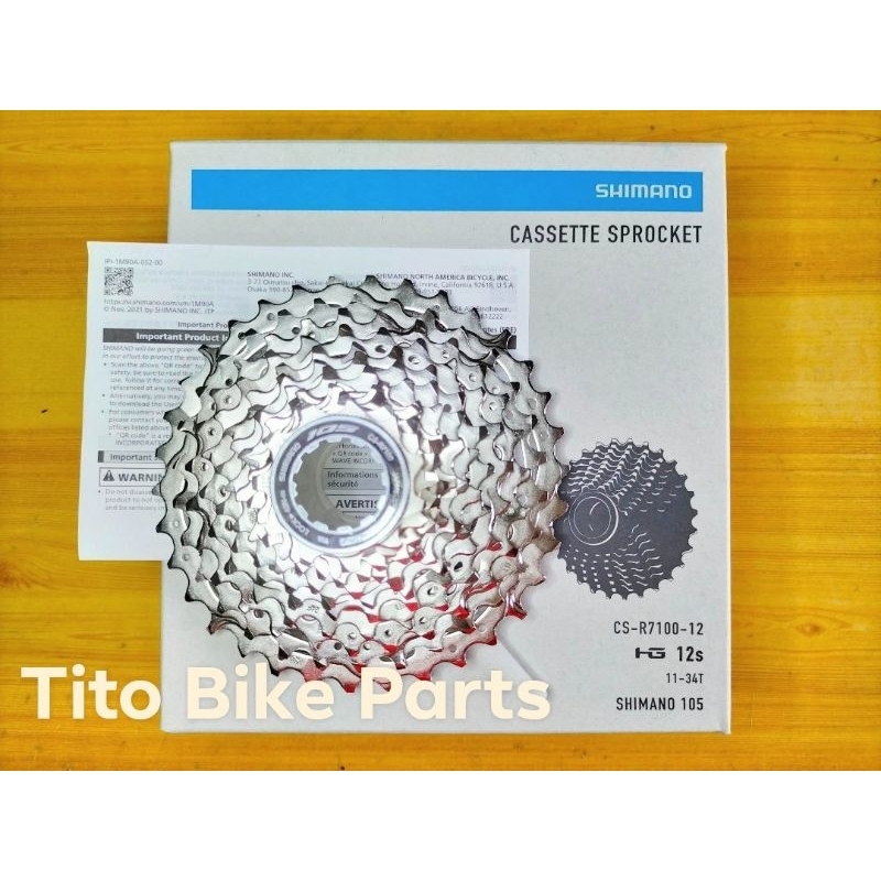 R7100 HG710 1136T / 1134T SHIMANO 105 12 SPEED ROAD COGS CASSETTE SPROCKET Shopee Philippines