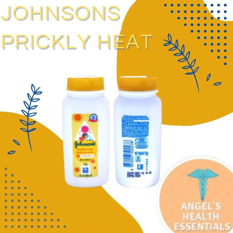 Johnsons Prickly Heat Powder 50g Shopee Philippines