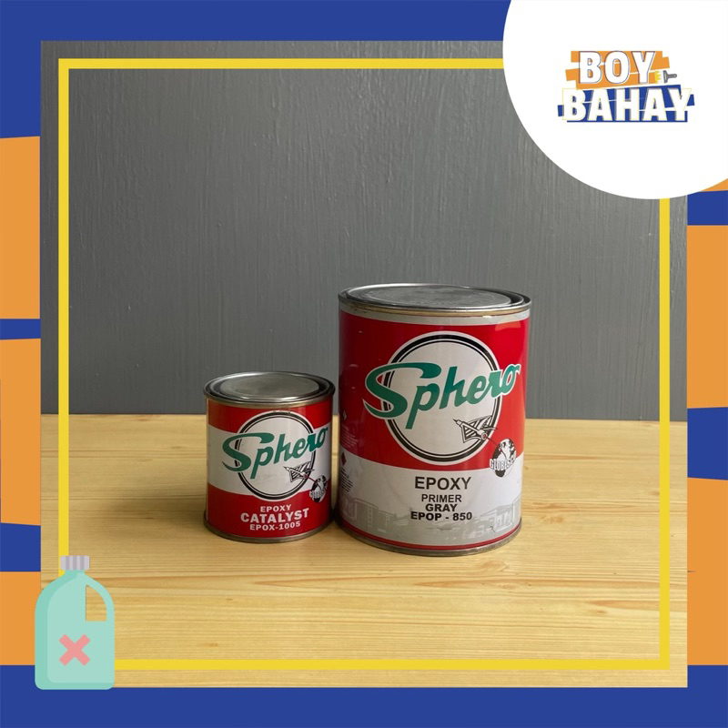 Sphero Epoxy Primer Gray With Catalyst Liter Size Shopee Philippines