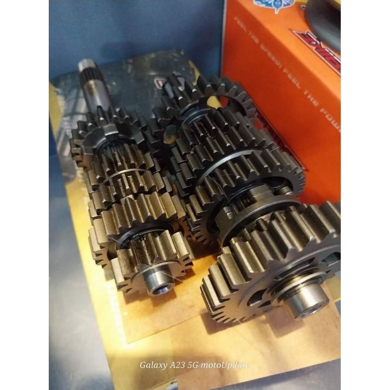 PITSBIKE RS150 RACING GEAR TRANNY COMPLETE GEARSET Rs 150 Fi FORZA ...