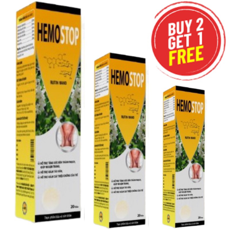 Hemostop 20 Effervescent Tablets(Buy 2 Get 1 Free) Shopee Philippines