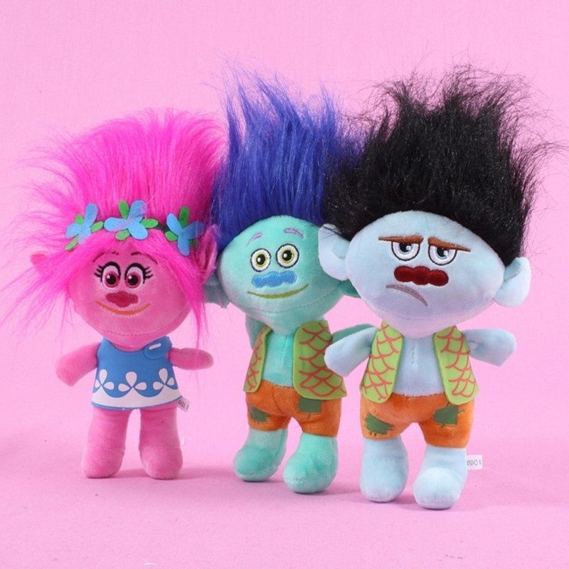 20-30cm Trolls Stuffed Toys Poppy Branch Biggie Creek DJ Suki Cooper ...