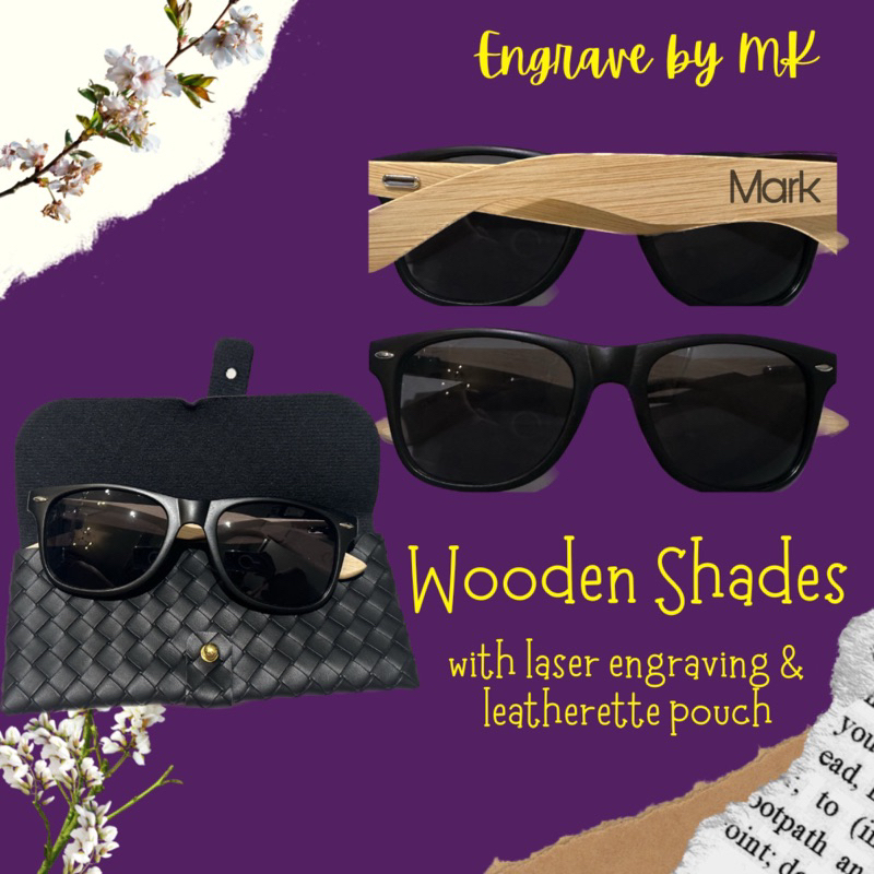 EngraveByMK| Personalized Wooden Sunglasses / Shades with Laser ...