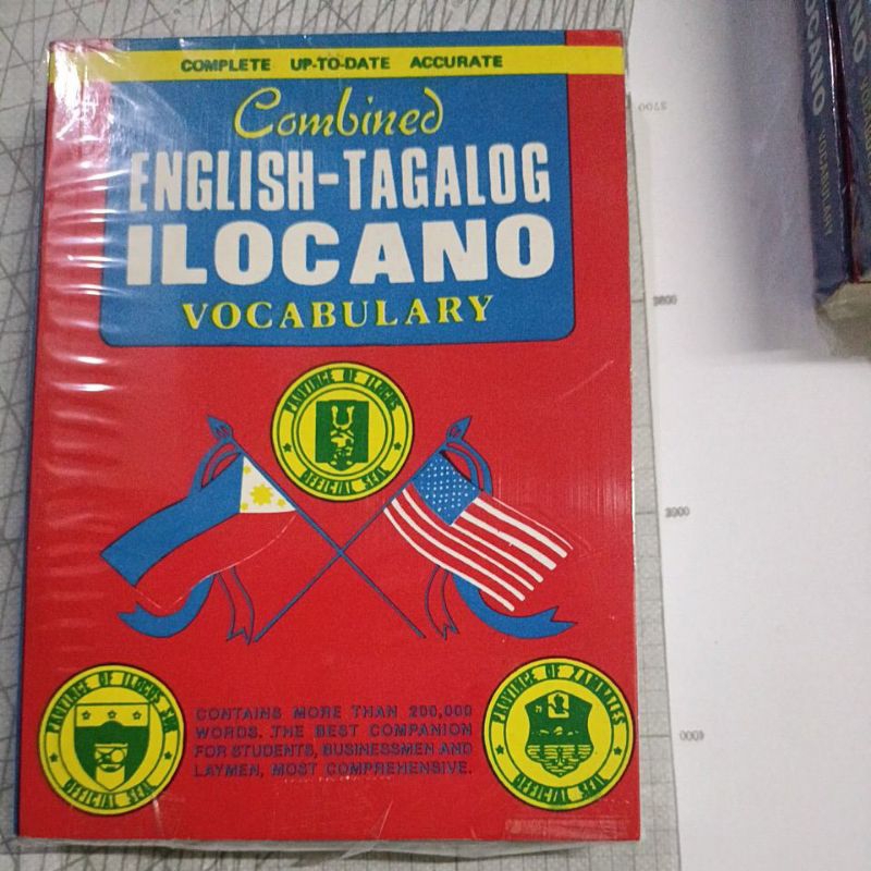 Combined English tagalog Ilocano vocabulary Shopee Philippines