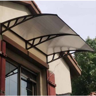 Invisible Door Canopy,Front Door Canopy Outdoor Awning,Silent Porch Canopy Awning,Entry Awning,UV Rain Snow Protection Sheet,Modern Polycarbonate Front Door Canopy (Size : 50 * 240cm/19.6 * 94.4in - View #12