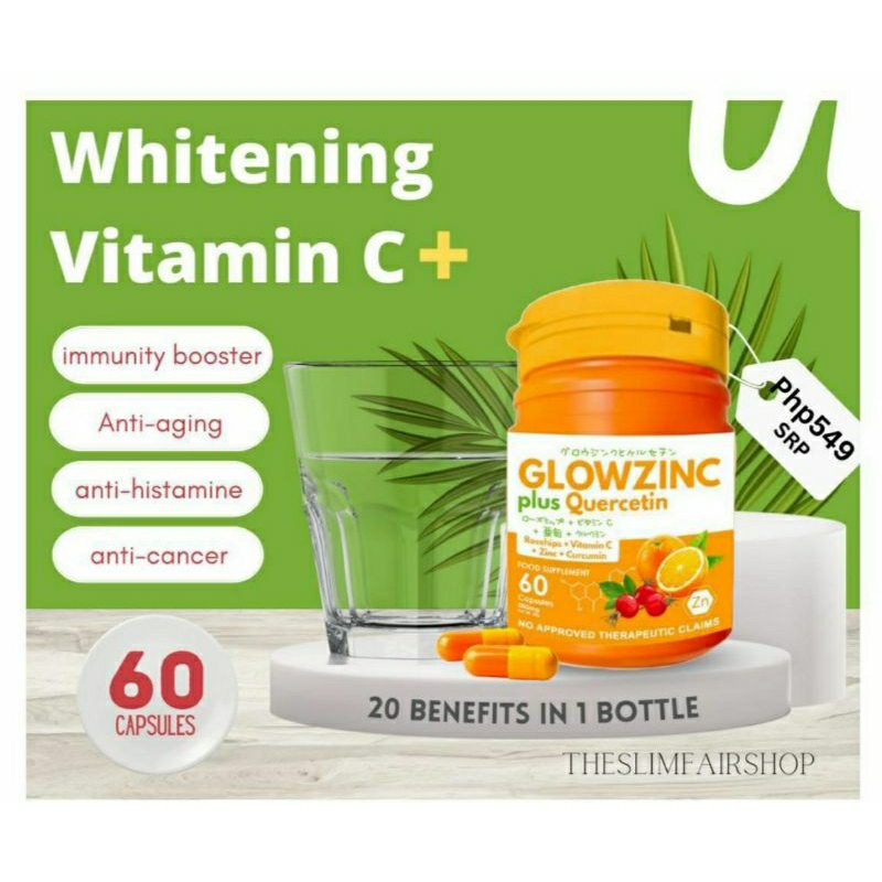 GLOWZINC PLUS QUERCETIN Shopee Philippines