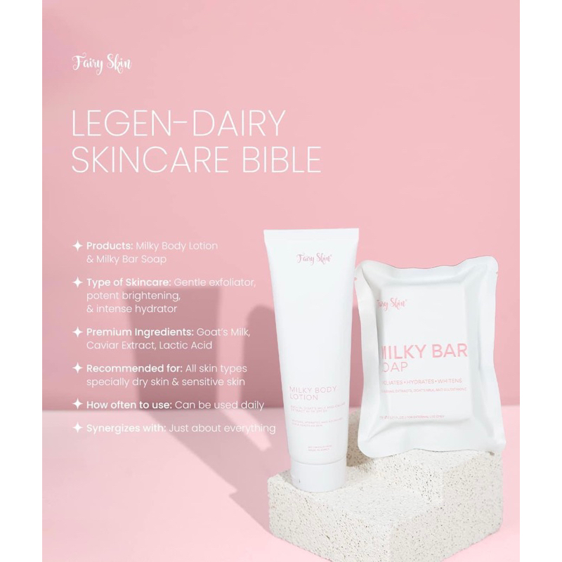 Fairy Skin Sunscreen, Lotion, Facial Foam Wash, Milky Bar Soap, Derma  Facial Set, Mild Facial Kit | Shopee Philippines