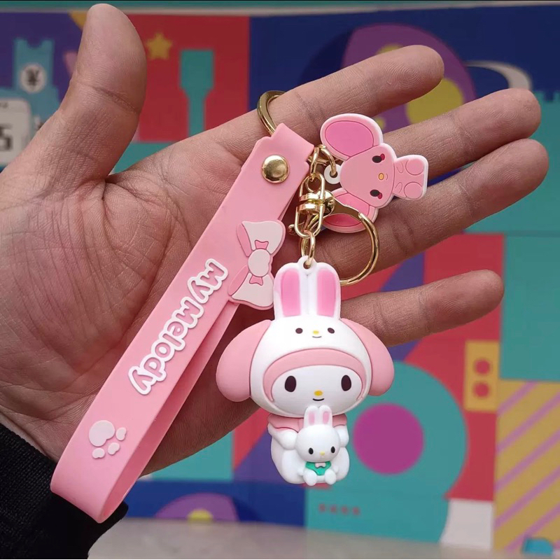 Sanrio cute characters keychain female exquisite cartoon high-end ...