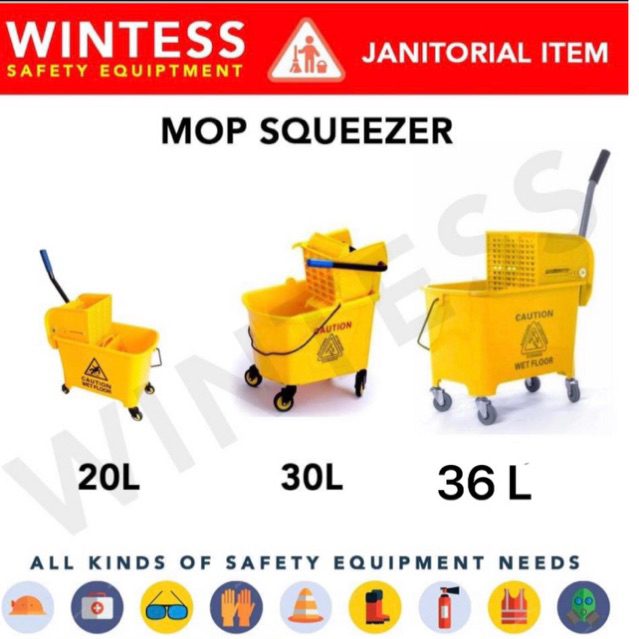 Mop Squeezer 20L yellow | Shopee Philippines