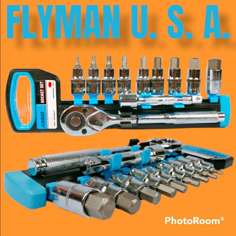 Flyman 12pcs Allen socket wrench set (4mm-17mm) | Shopee Philippines