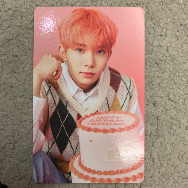 OFFICIAL EN- HEESEUNG BIRTHDAY PHOTOCARD | Shopee Philippines