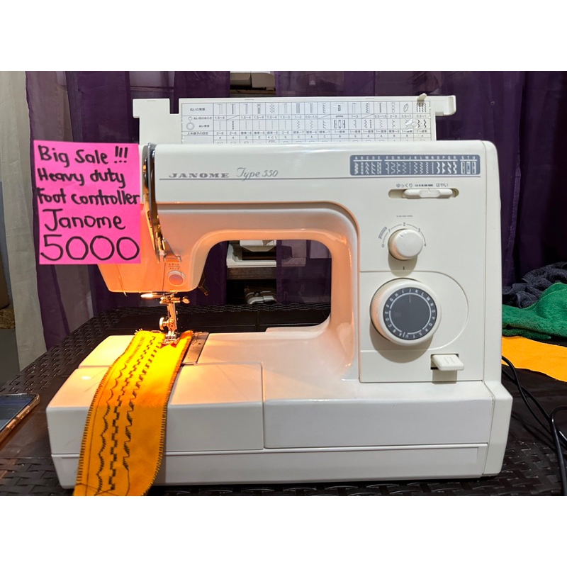 janome heavy duty sewing machine foot controller Shopee Philippines