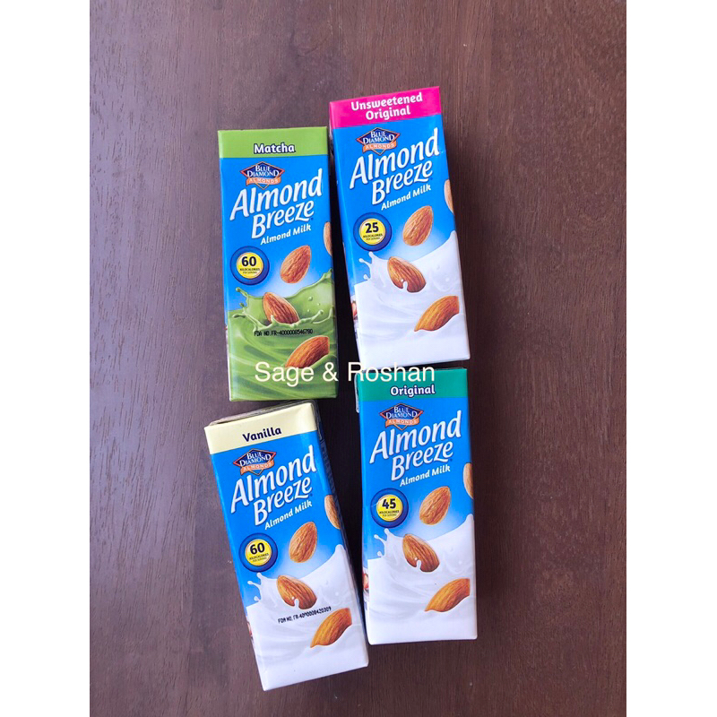 Blue Diamond Almond Breeze Almond Milk 180ml Shopee Philippines