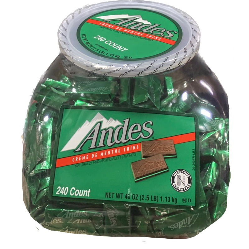 ANDES CHOCOLATE THIN MINTS JAR 1.4KG | Shopee Philippines