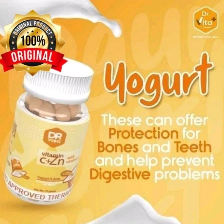 Authentic Dr. Vita Vitamin C+ZN with Vitamin D Shopee Philippines