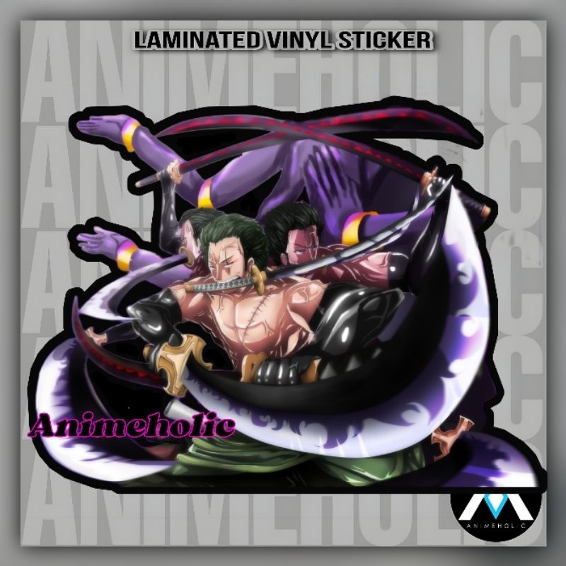 ONE PIECE ZORO | RORONOA ZORO • LAMINATED VINYL STICKER | Shopee ...