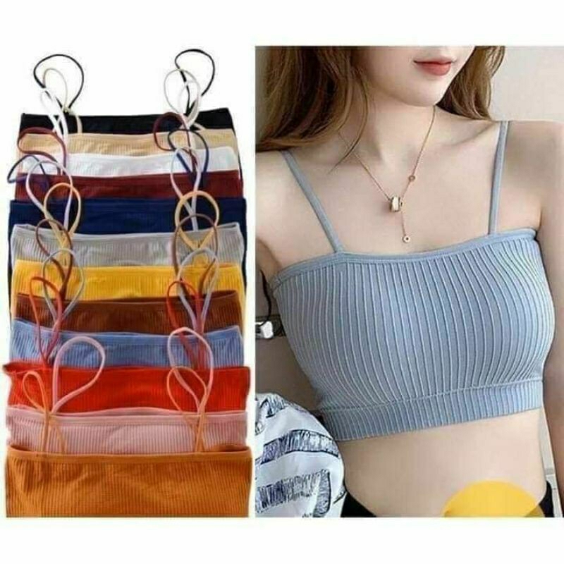 Tube String Padded Bralette | Shopee Philippines