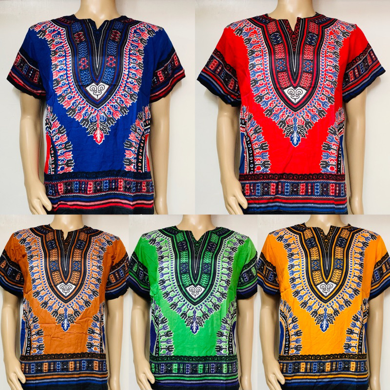 Dashiki/Bohemian/Batik/Tribal Shirt (Unisex) | Shopee Philippines