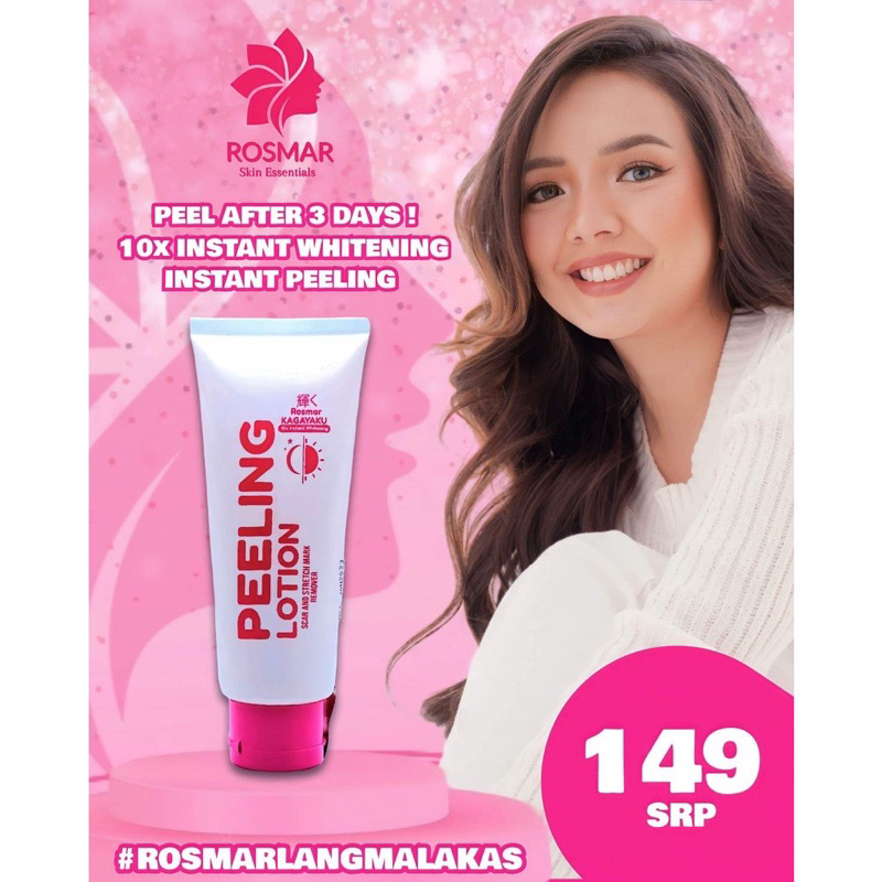Rosmar Kagayaku Peeling Lotion Scar and Stretchmark Remover Shopee