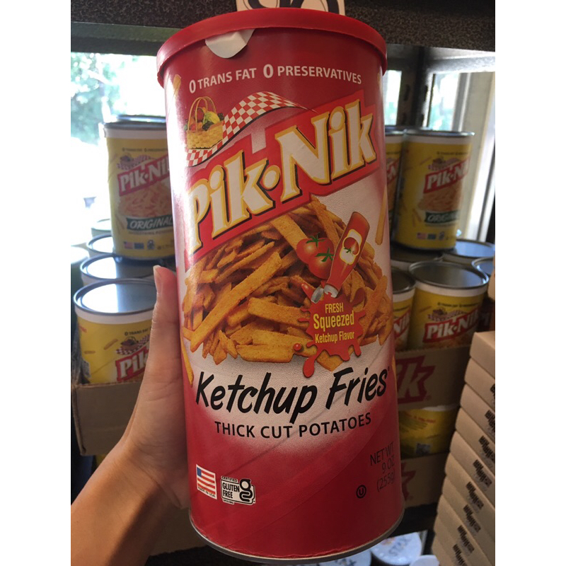PikNik Shoestring Potato Fries Original Ketchup 255 grams Shopee