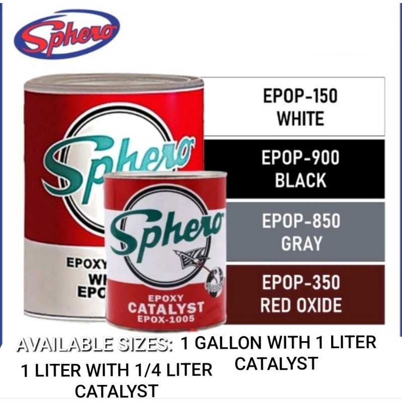 SPHERO EPOXY PRIMER WITH CATALYST LITER GALLON PANG PRIMER SA BAKAL