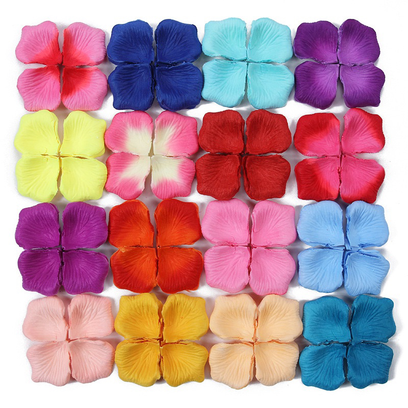 100pcs Fake Rose Petals Artificial Petals for Wedding Party Decor ...