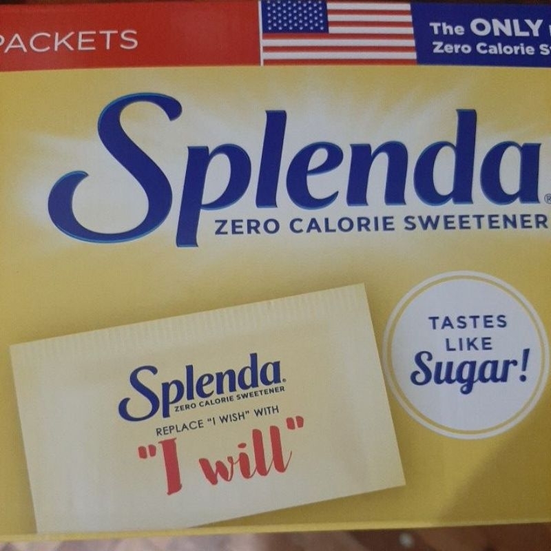 Splenda Sweetener Sucralose 1 gram per packet 100 packets EXPIRY Jan