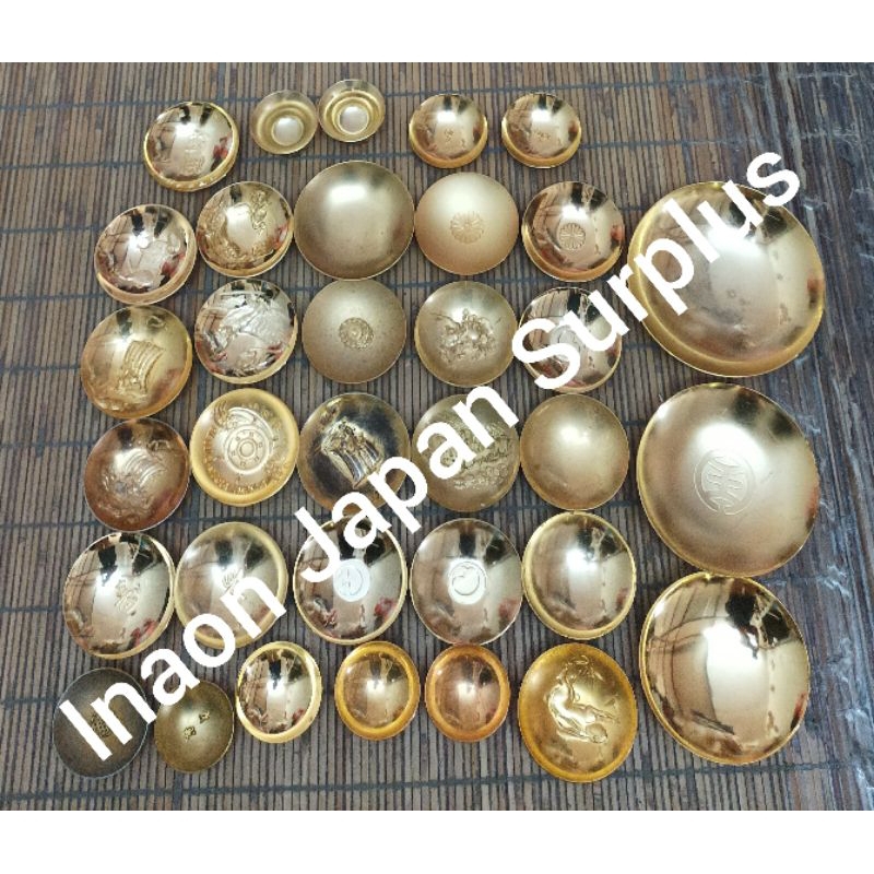 Japanese 24 KGP Metal Sake Cup Sakazuki and Gold Plated Collectibles