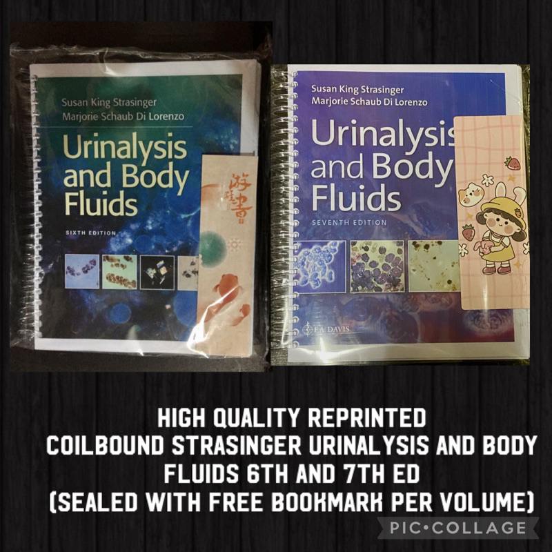 SALE Strasinger Urinalysis and Body Fluids 7th ed Medtech Books ...