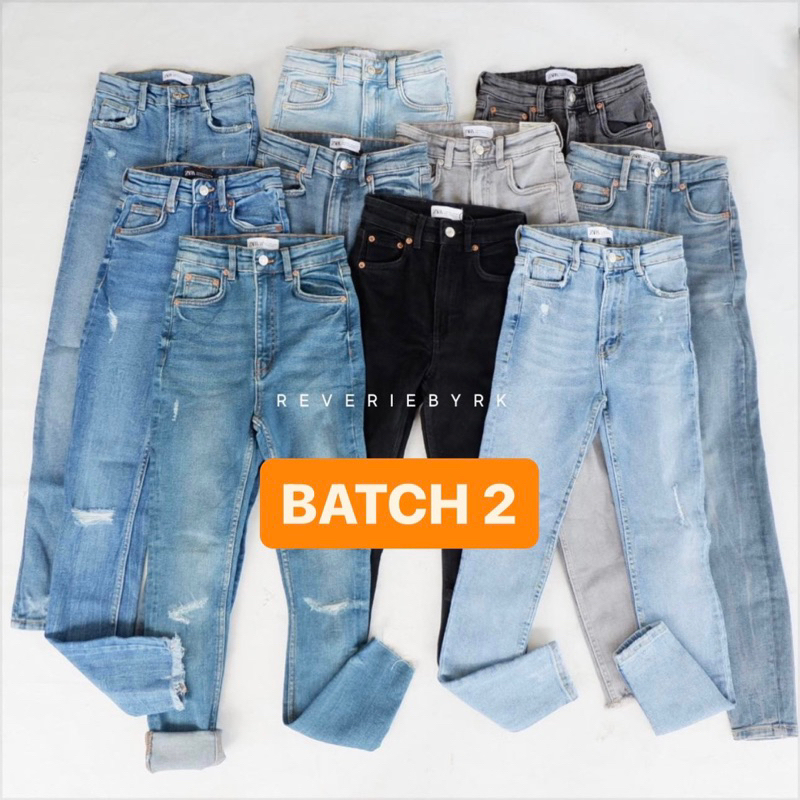 ZARA HIGHWAISTED SKINNY JEANS (BATCH 2) Shopee Philippines