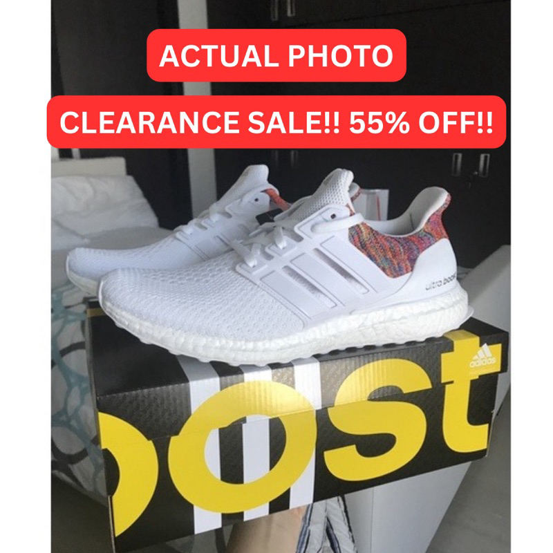 Ultra boost sale 1. white rainbow