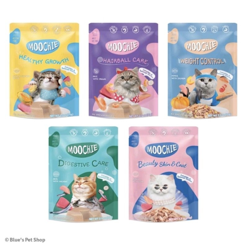 Moochie - Wet Cat Food - Mince/Pate (70g Pouch) | Shopee Philippines